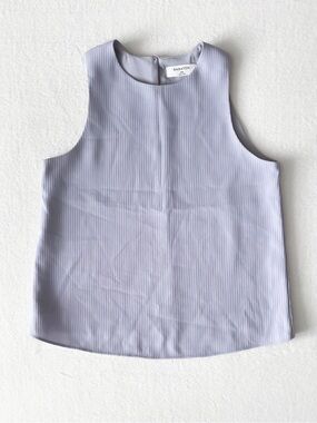 Babaton Lavender Sleeveless Ribbed Shell Top